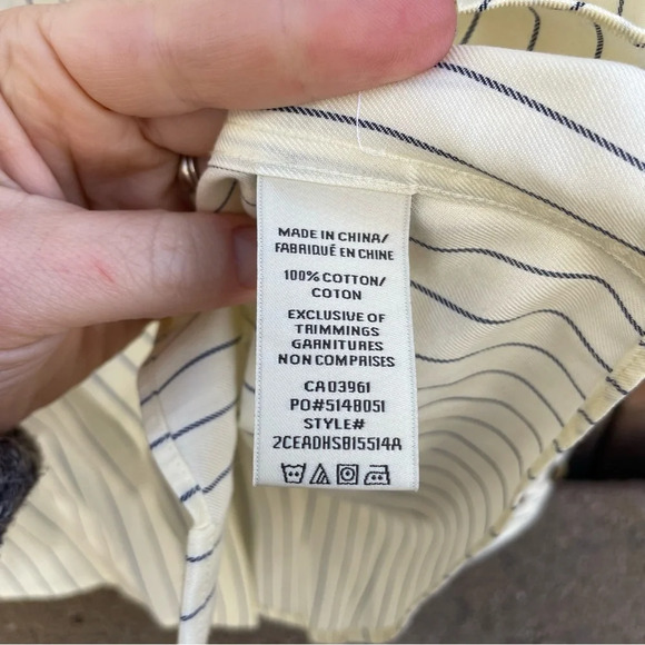 DENVER HAYES Never Iron Men’s Button Down Long Sleeve Shirt Large - Picture 11 of 13